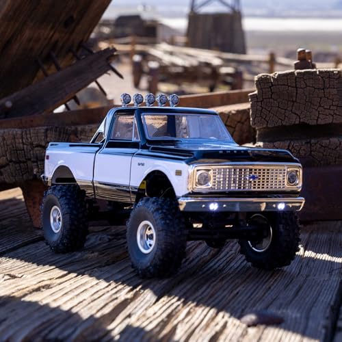 Axial RC Truck 1/24 SCX24 1971 Chevrolet C10 4WD Truck RTR (Battery and Charger Included), Black, AXI-3408T1