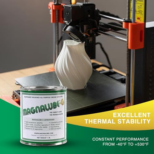 Magnalube-G All Purpose Grease – No Drips or Leaks – Waterproof High-Temp, Dielectric – PTFE Lubricant for Door Hinges, Tracks, 3D Printers, Marine, Reels, Bearings, Joints – 0.75oz Tube, 1-Pack - size: 1