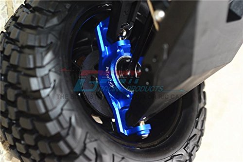 GPM For Traxxas Unlimited Desert Racer 4X4 (#85076-4) Upgrade Parts Aluminum Front Knuckle Arms - 1Pr Set Silver