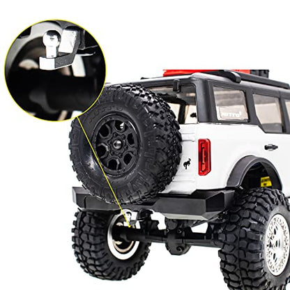 Aluminum Front&Rear Bumper for AXIAL SCX24 Ford Bronco AXI00006 1/24 RC Crawler Car