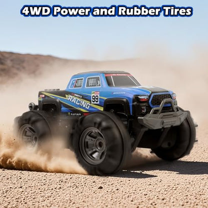QXHOL Waterproof Monster Truck Gesture RC Car, 4WD Amphibious Hand Controlled Remote Control Toy for Kids, All-Terrain Off-Road Vehicle for Boys Ages 6-7 8 9 10 11 12 Year Old, Present - color: Amphibious Truck Car