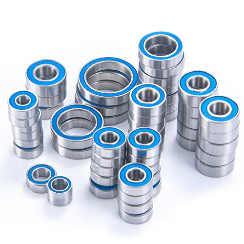 1set/55pcs RC Car Bearing Kit Front&Rear Axle Carrier Kit for TRX6 1/10th RC Crawler Car Upgrades