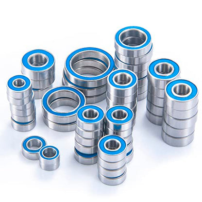 1set/55pcs RC Car Bearing Kit Front&Rear Axle Carrier Kit for TRX6 1/10th RC Crawler Car Upgrades