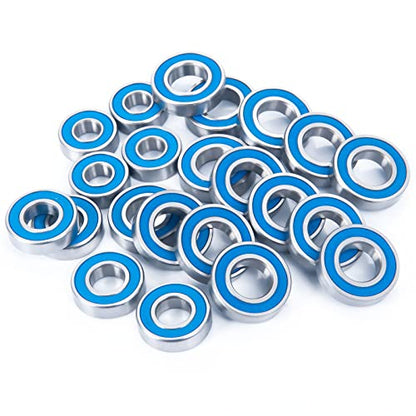 22Pcs Rubber Sealed Bearing Kit for Losi DBXL-E 2.0 Desert Buggy | 1/5 RC Car Model Upgrade Parts Accessories
