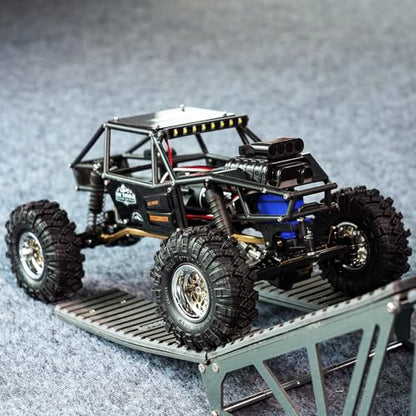INJORA Rock Tarantula Nylon Buggy Body Shell for 1/18 TRX4M Upgrade（Black） - color: Black