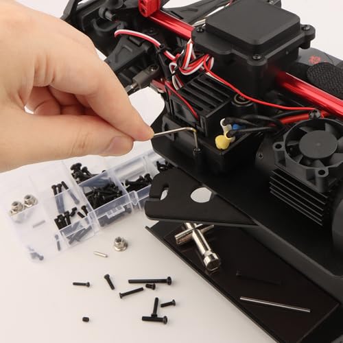 Screws Kit Parts KS001 Replacement Screw for All 1/14 H14BM 14301 14302 14210 1/16 Scale H16BM H16BM H16PL H16DR H16E 16208 16210 RC Cars Trucks