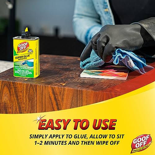 Goof Off Carpet Tile Adhesive, Opaque, 1 gal, Pail FG678-1 Each