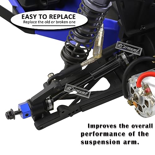 RC Upgrades Part for 1/10 Slash Stampede 4x4 (VXL),Alloy Suspension Arm,Driveshaft,Caster Block,Steering Blocks,Rear Stub Axle Carriers,Shock Towers,Turnbuckles,Hex Hub Adapters,Red