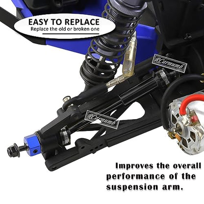 RC Upgrades Part for 1/10 Slash Stampede 4x4 (VXL),Alloy Suspension Arm,Driveshaft,Caster Block,Steering Blocks,Rear Stub Axle Carriers,Shock Towers,Turnbuckles,Hex Hub Adapters,Red