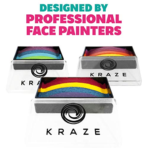 Dome Stroke - Pixie (25 gm), Professional 1-Stroke Split Cake, Hypoallergenic, Non-Toxic, Water Activated Face & Body Painting Makeup Supplies for Adults - color: Pixie