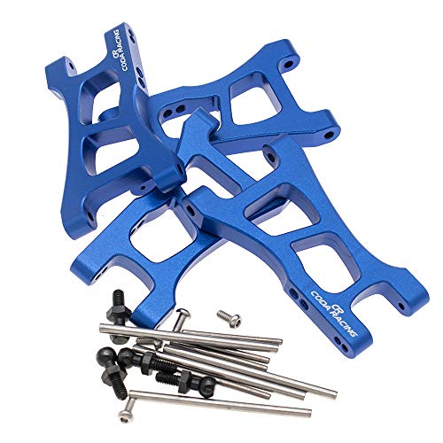 4-Pack Alloy Front&Rear Suspension Arms for Traxxas 1/18 LaTrax Teton Desert Prerunner SST -Replaces Part 7630 - color: Navy Blue