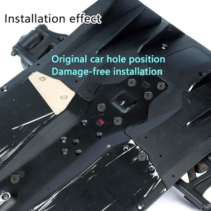 Titanium Sparking Skid Plate Guard for Arrma 6S 1/7 Infraction/Limitless/Felony | 2mm Thick Chassis Armor Undershield Protector,Skid Plate Protect Chassis Upgrade Part Bottom Cover-Titanium A - color: 6s 1/7 Infraction/Limitlessv1/Felony-titanium a