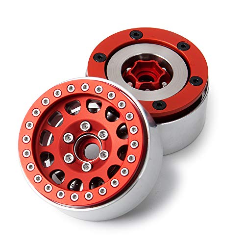 4pcs Stainless Steel RC Car 1.9" Beadlock Wheel Weight Block 56g Counterweight Upgrade Parts for 1/10th SCX10 TRX4 Redcat Gen8 Gen7