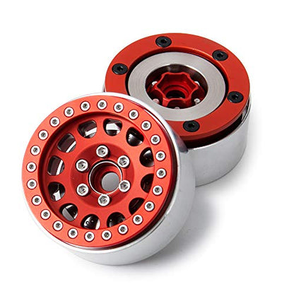 4pcs Stainless Steel RC Car 1.9" Beadlock Wheel Weight Block 56g Counterweight Upgrade Parts for 1/10th SCX10 TRX4 Redcat Gen8 Gen7