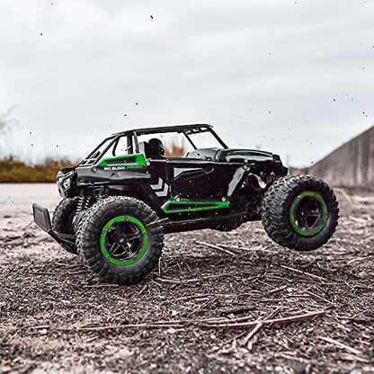 BEZGAR TB142 Remote Control Car - 1:14 RC Cars for Boys Kids and Adults | 2WD All-Terrains Electric Off-Road, 20 Km/h Vehicle Truck Crawler Toy with Two Rechargeable Batteries