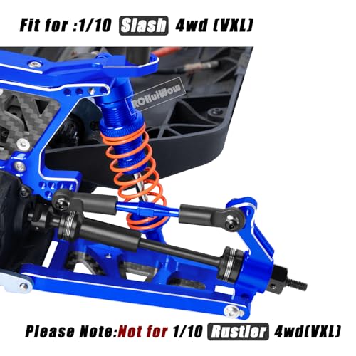 RC Upgrades Part for 1/10 Slash,Shock Towers,Caster Block,Steering Blocks,Rear Stub Axle Carriers,Suspension Arms,Body Mount,Steering Block,Navy Blue
