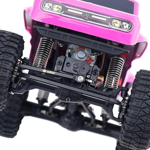 Brass High Clearance Chassis Links Set for Redcat Ascent-32 1/32 RC Crawler Car Upgrades,Black Coating - style: Brass