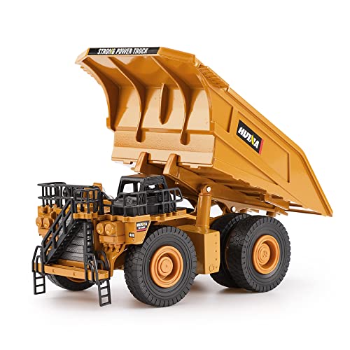 1/40 Scale Diecast Heavy Metal Dump Truck, Metal Construction Vehicles Trucks Toys for Boys Kids - style: Dump Truck