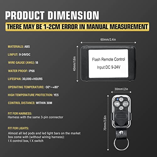 Willpower 52 inch Curved LED Light Bar with Remote Controller Wiring Harness,675W Triple Row Spot Flood Combo Beam,Strobe Flash Work Light Driving Lights,Waterproof Remote Controller On/Off Switch - size: 52 inch+ Remote wiring kit