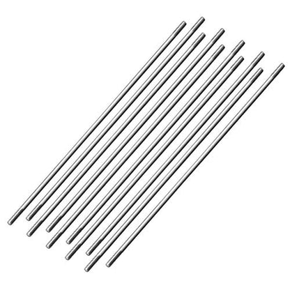 uxcell M3x150mm Pushrod Connector Stainless Steel Rod Linkage,for RC Boat,Car,Airplane,Helicopter,10pcs - size: M3x150mm