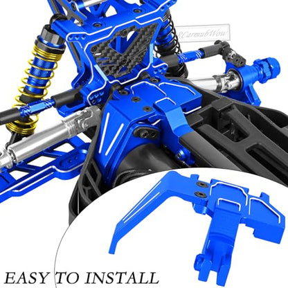 RC Alloy Chassis Brace Mounts & Motor Mount & Motor Plate Upgrades Part for 1/10 Jato 4X4 Brushless,Jato 4X4 VXL,Replace #9025,#7460A,#7490,Navy Blue - color: Navy Blue(1set)