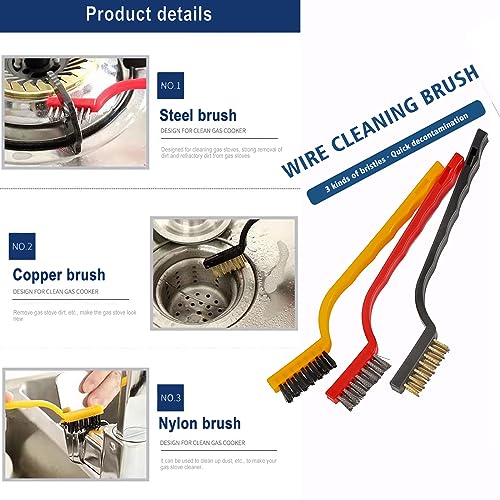 10pcs Auto Car Detailing Brush Set,Car Interior Cleaning Kit,Including 5pcs Car Detailing Brushes, 3pcs Wire Brush and 2pcs Different Soft Bristle dusting Brush for car Interior. | Professional Dusting Cleaning Supplies Including 5pcs Car Detailing Brushe