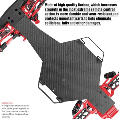 Upgrades Parts for 1/10 Slash 2WD LCG,Carbon Skid Plate&Aluminum RC Shocks&Drive Shaft CVD&A Arms&Steering Block&272R Gearbox&Adjustable Links&Shock Tower&Front Bulkhead,Red - color: Red(hops Up)