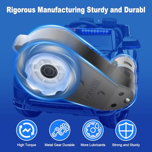 24V Powered Wheels Motor Upgrade 2PCS RS555 High Speed 40000RPM | Powered Wheels Motor Compatible with Most Ride On Toys, Kids Electric Cars for Powered Wheels Replacement Parts