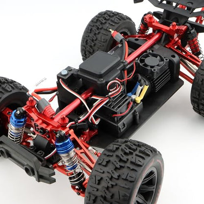 Upgrade Aluminum Suspension Arms & Steering Knuckle Kit & Shock Tower & Steering Linkage Accessory Replacement Spare Parts for H14BM 14210 14209 JC14EP HP141 HP141S 1/14 Scale RC Car Trucks