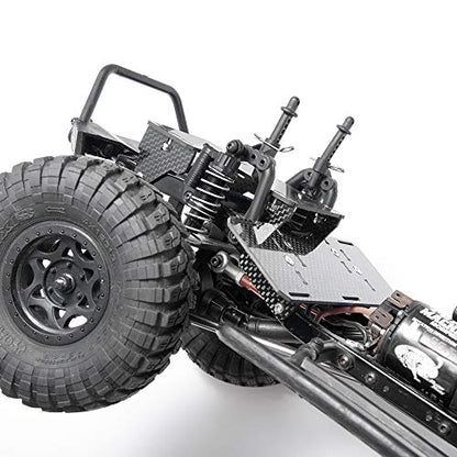 MOHERO Carbon Fiber RC Battery Tray Front Battery Holder Chassis Battery Mount for 1/10 Axial SCX10 RC Model Crawler Car Refit Parts