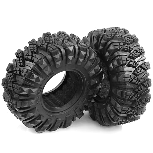 STMU 1.9 RC Crawler Tires 4.33 Inch OD Foam Inserts for Traxxas TRX4 Axial SCX10 SCX10 II III RBX10 Redcat Gen 8 (1.9) - color: 1.9