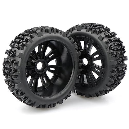 Aimrock 4PCS 1/8 RC Buggy Wheels & Tires 17mm Wheel Hex Pre-glued for Arrma Typhon 6S 3S Talion 6S Team Losi HPI RC Off Road Car