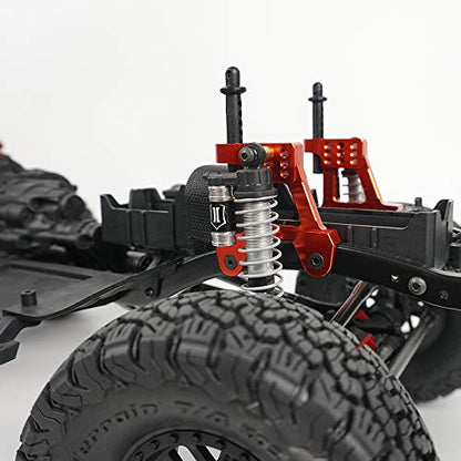 4PCS Aluminum Shock Tower Shock Hoops for 1/10 Axial SCX10 II 90046 90047 - color: Red