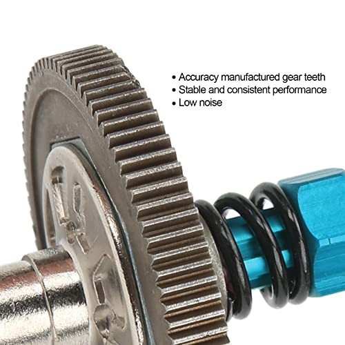 SUNGOOYUE Slipper Gear Set Metal Assembly Aluminum Alloy Steel 91T Gear with 17T 19T 21T Pinions for Arrma Senton 1 10 RC Cars Upgrade Parts for Racing and Bashing (Blue) - color: Blue