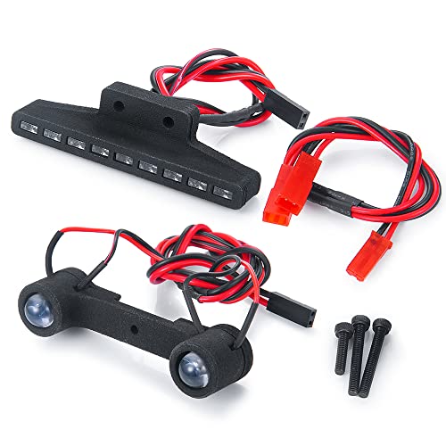 1:16 RC Led Light Kit Headlight Taillights Front/Rear Lamp Upgrades for 1/16 Scale mini E-RVEO RC Truck Car