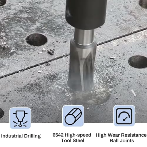 7 Degree Ball Joint Tapered Reamer, 6542 High-Speed Tool Steel | Tapered ball joint and tie rod reamer with 1-1/2" per foot taper for precise and efficient hole enlargement - style: 7 Degree