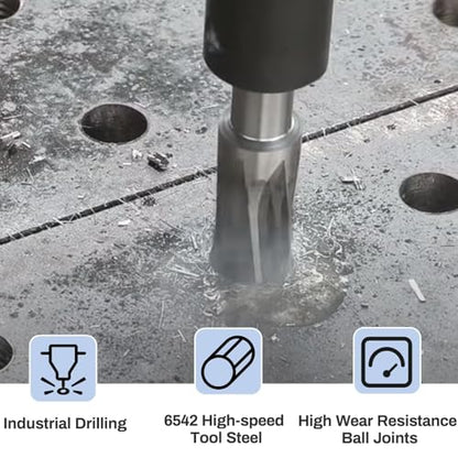 7 Degree Ball Joint Tapered Reamer, 6542 High-Speed Tool Steel | Tapered ball joint and tie rod reamer with 1-1/2" per foot taper for precise and efficient hole enlargement - style: 7 Degree