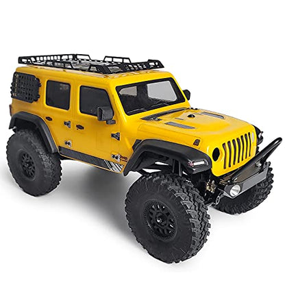 SWX RC Roof Rack Luggage Carrier with 8 LED Light for 1/24 Axial SCX24 | Roof Rack, Luggage Carrier, 8 LED Lights, SCX24, 1/24 Crawler