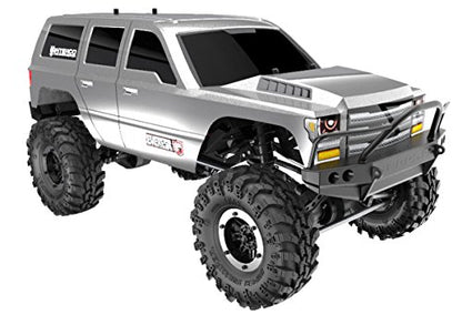 Redcat Racing Everest GEN7 Sport 1/10 Scale RC Rock Crawler 4x4 – 4WD RTR RC Truck with Steel Frame, Oil Shocks, Beadlock Wheels, Interco Tires, Waterproof ESC & Battery Included - Silver