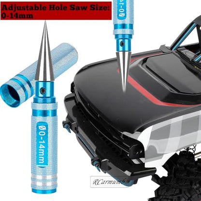 RC Tool Kit 1.5/2.0/2.5/3.0mm Hex,4.0/5.5/7.0/8.0mm Nut Driver,17mm Wheel Hex,Shock Plier,Bearing Tool,Screwdriver Set for 1/10 Trx4 Slash 4X4 BL-2S SCX10 III,SENTON L0S1 1/8,1/6 Trx6,Blue - color: Navy Blue(1set)