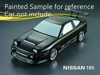 1/10 Scale RC Onroad Racing Drift Touring Car Transparent Clear Lexan Body Shell (NS 180SX) - style: NS 180SX