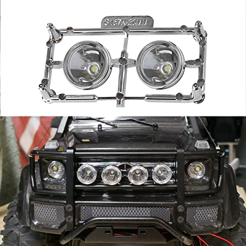 1/10 RC Car RC Car LED Light Headlights Spotlight Compatible with Traxxas TRX-4 TRX-6 Axial SCX10 90046 AXI03007 Redcat Gen8 1/10 RC Crawler Car Truck (20MM A) - size: 20MM A