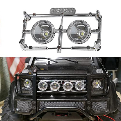 1/10 RC Car RC Car LED Light Headlights Spotlight Compatible with Traxxas TRX-4 TRX-6 Axial SCX10 90046 AXI03007 Redcat Gen8 1/10 RC Crawler Car Truck (20MM A) - size: 20MM A