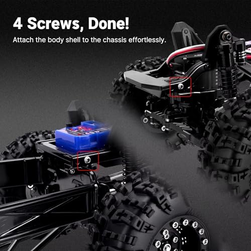 RC Spare Part Compatible with TRX4M for Defender for Bronco Hard Body Shell with Cage for 1/18 RC Crawler Car Upgrade Accessories(Gray) - size: Gray