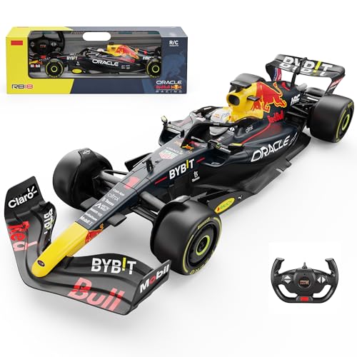 Voltz Toys Authentic Licensed 1:12 F1 RedBull Rb18 Remote Control Car - F1 Collection RC car Series for Kids and Adults - 2.4GHz RC Car for Gift (1:12 RedBull Rb18(NO.1)) - color: 1:12 Redbull Rb18(no.1)