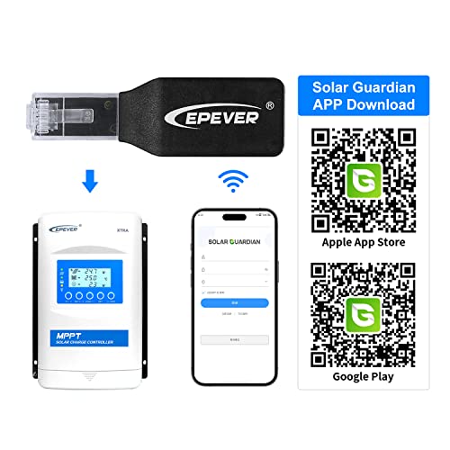 EPEVER BLE Adapter Accessories for MPPT Solar Charge Controller (EPEVER-BLE-RJ45-D) - style: EPEVER (BLE RJ45 D)