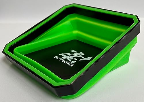 DOYUSHA Awesome Hobby Silicone Parts Tray, Green, Hobby Tools
