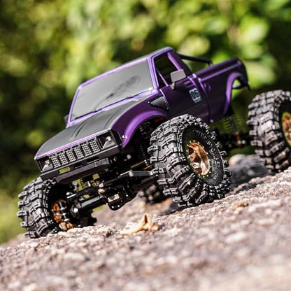 INJORA IR60 Pickup Hard Body Shell for 1/18 TRX4M Defender Bronco (Purple) - color: Purple