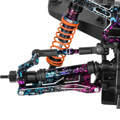 RC Rear Drive Shaft CVD & Front Axles Upgrades Part for 1/10 Slash 2WD/Slash VXL 2WD,Stainless Steel #45 Driveshaft with Hex,Colorful - color: Colorful - Parts
