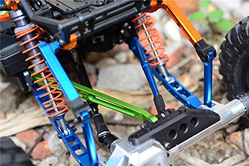 Aluminum Rear Upper Chassis Link Parts Black for Axial 1/10 RC Crawler Car Yeti RR10 Bomber AX31109